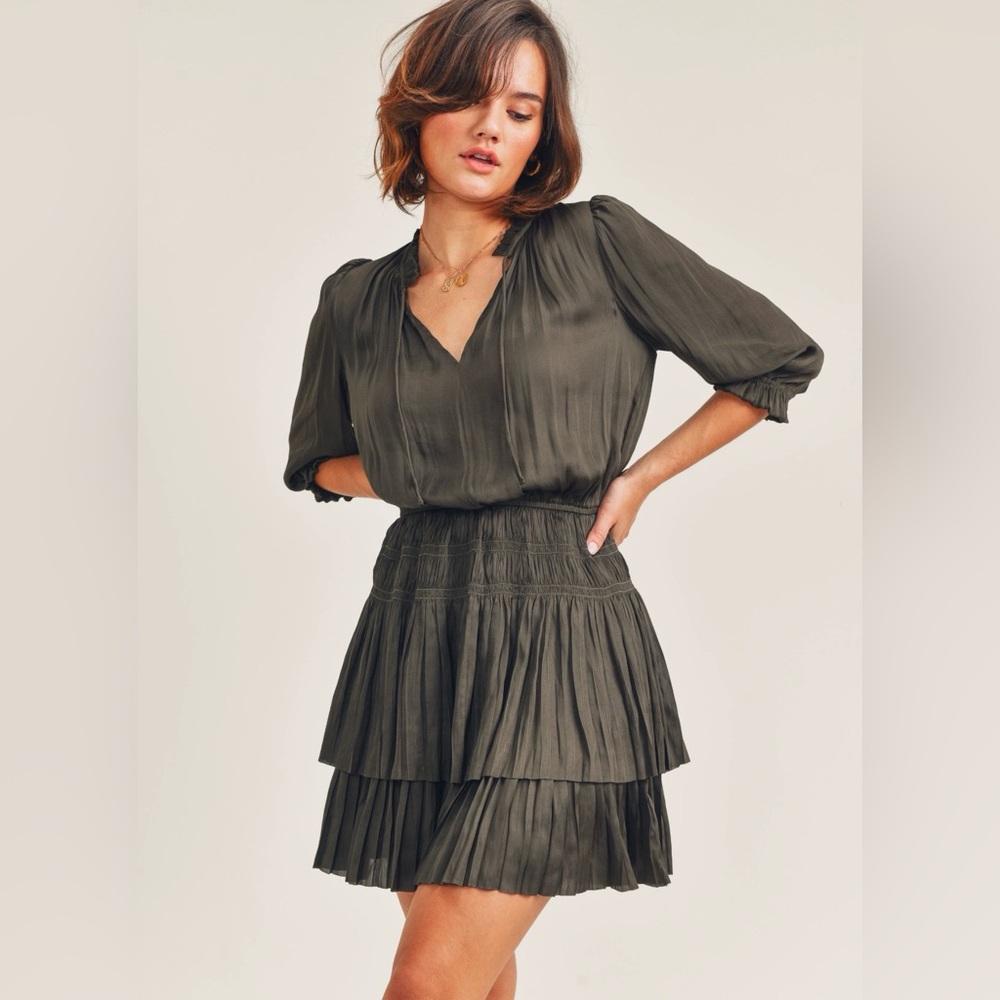 Reset by Jane Jamie Olive Green Dress